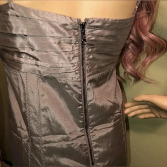 stella & jamie silk embellished slip dress Large NWOT - Picture 6 of 12